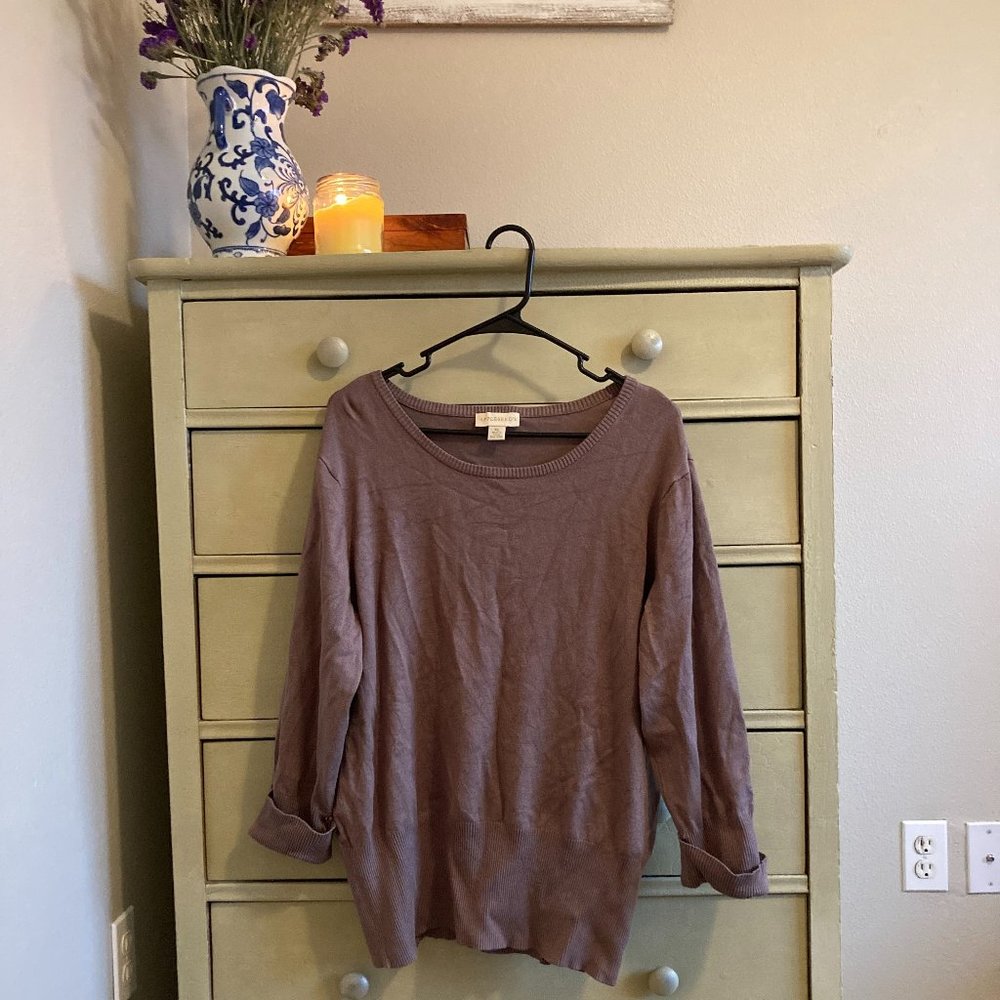 Scoop Neck, Lightweight Sweater